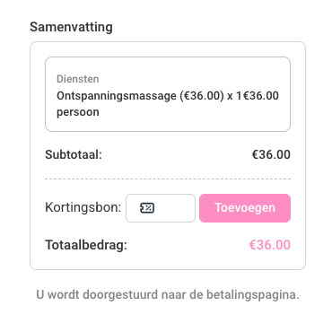 Massage boeken
